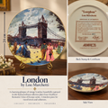 Vintage 1989 Artaffects "London" Collector Plate by Lou Marchetti – Limited Edition