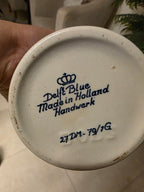 Vintage Delft Holland Ceramic Bottle