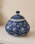 Indigo Floral Porcelain 
Midnight Blue Bonbonniere