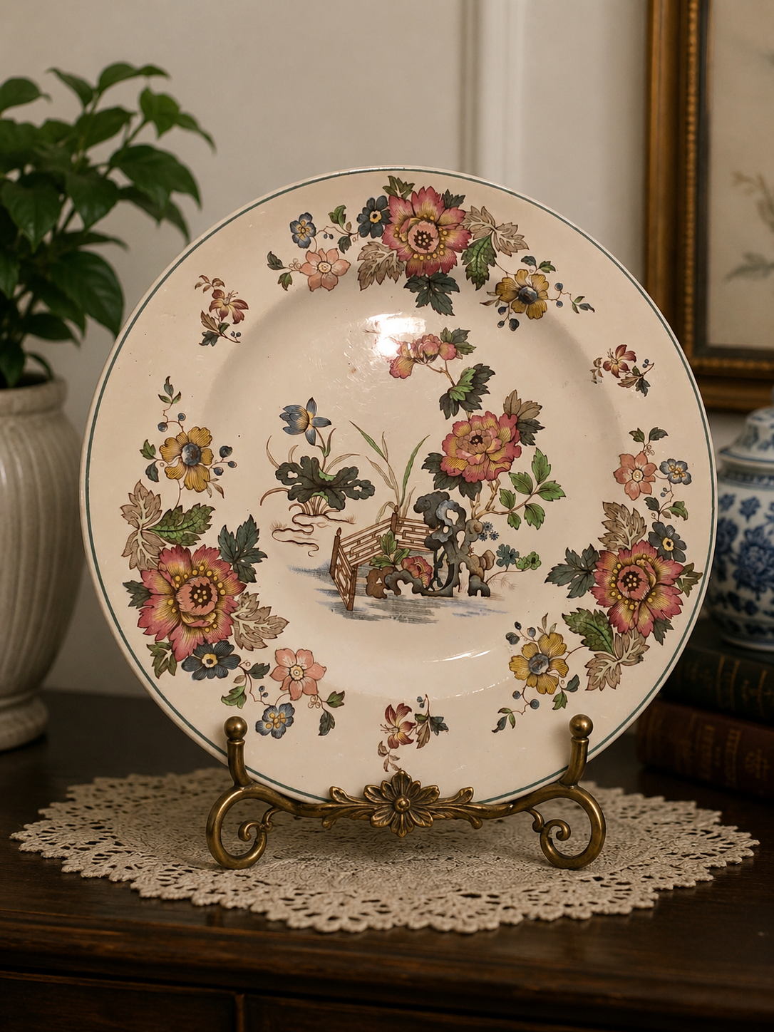 Wedgwood “Eastern Flowers” Decorative Plate