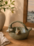 Lovebirds Leaf Basket