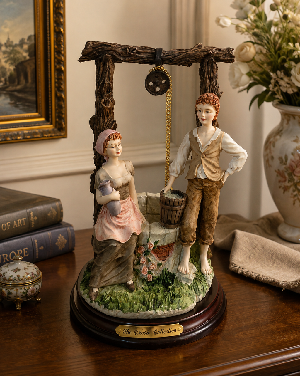 The Crosa Collection – Vintage Wishing Well Figurine