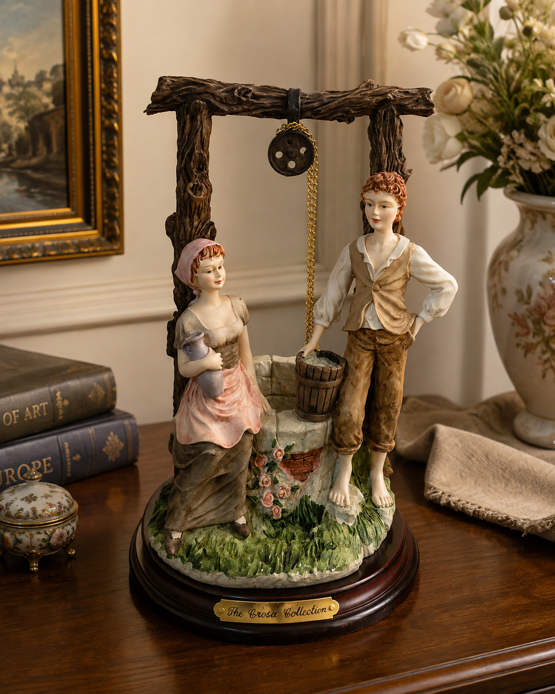 The Crosa Collection – Vintage Wishing Well Figurine