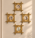Vintage Golden Resin Frames & Mirror Collection - R401