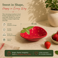 Strawberry Sweetheart Ceramic Serving Bowl – 18 cm