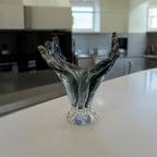 Murano Smoky Art Glass Centerpiece Bowl