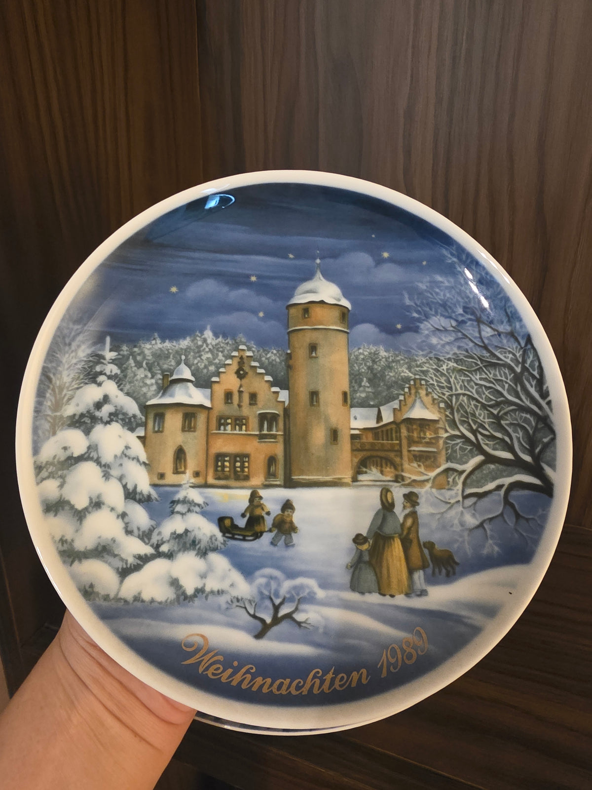 Royal Tettau Germany – Vintage Christmas 1989 Limited Edition Porcelain Plate