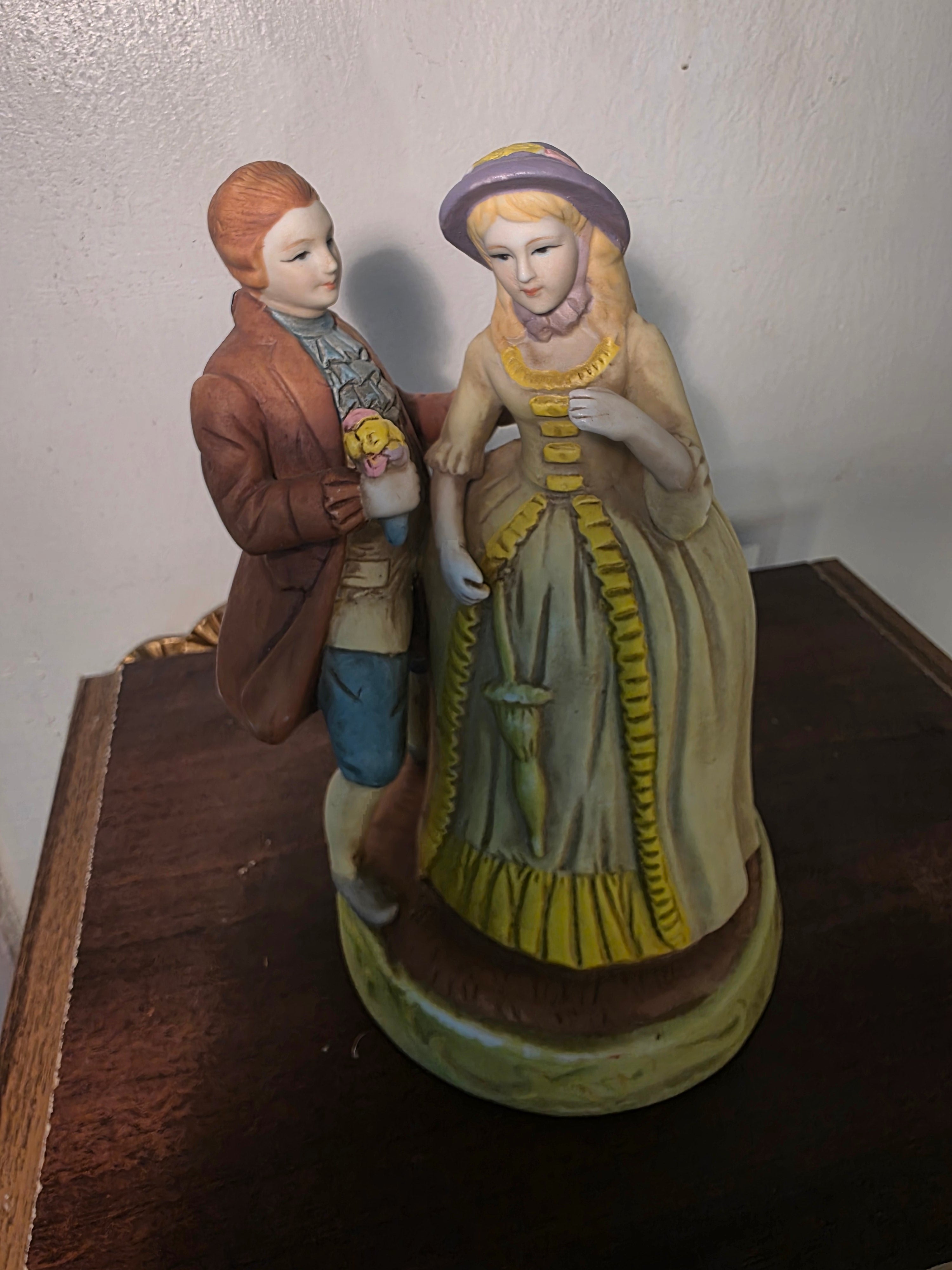 Vintage European-style figurine