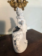 Antique German bisque numbered Romantic Pierrot clown