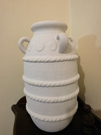 Poetry Textured Ceramic Vase
