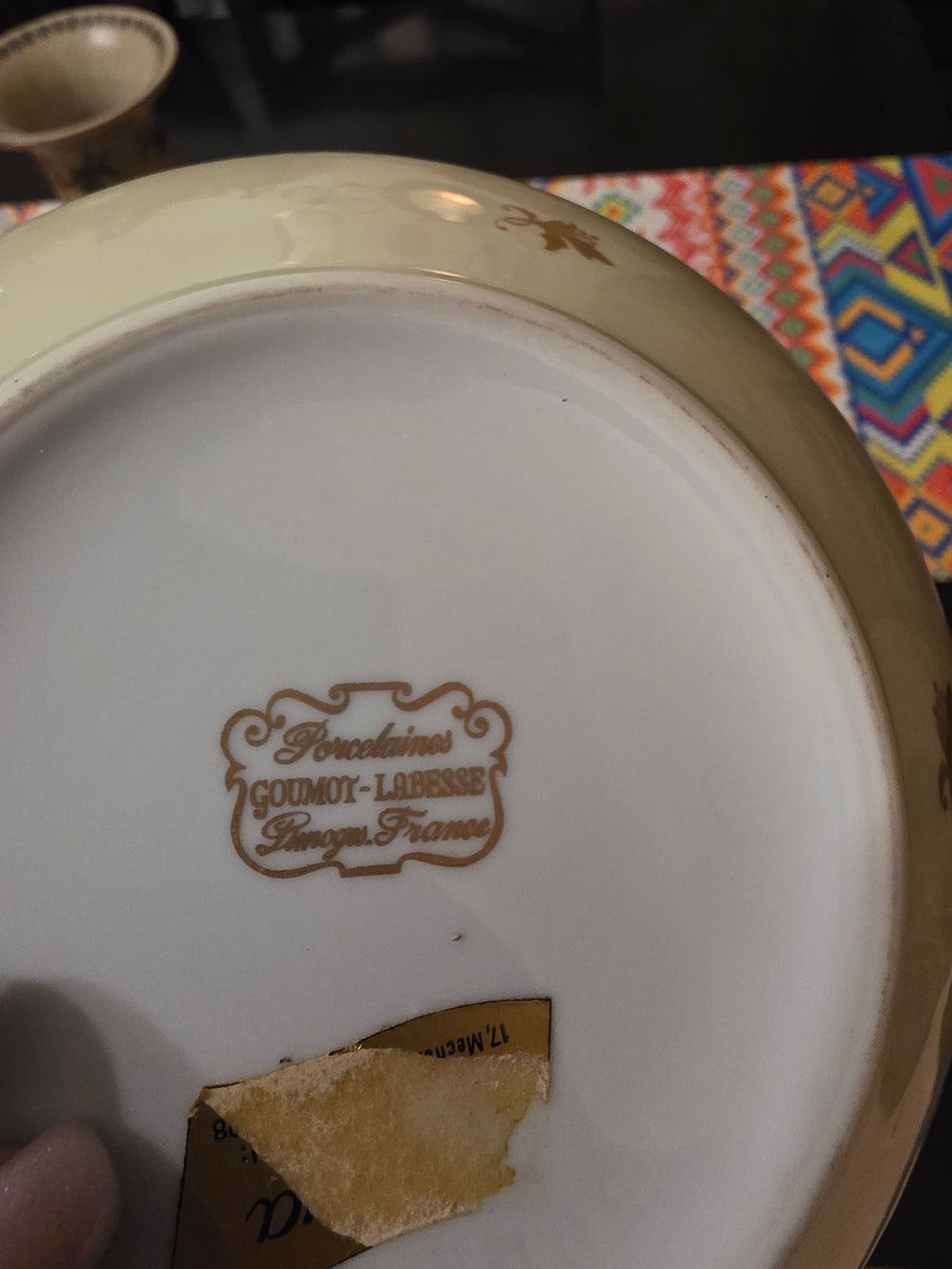 Vintage Limoges Porcelain Covered Trinket Box – Goumot-Labesse, France