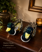 Murano Glass Duck Pair – 14 cm