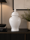 Classic White Ginger Jar