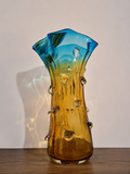 Ocean Breeze Murano Art Glass Vase
