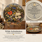 Vintage 1989 Fürstenberg "Am Wegesrand" Collector Plate by Hans Graß | Wilde Schönheiten