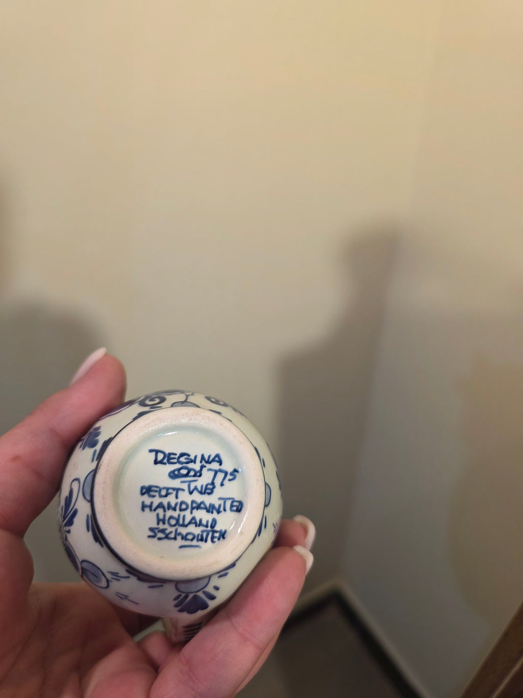 Miniature Delft Creamer Jug