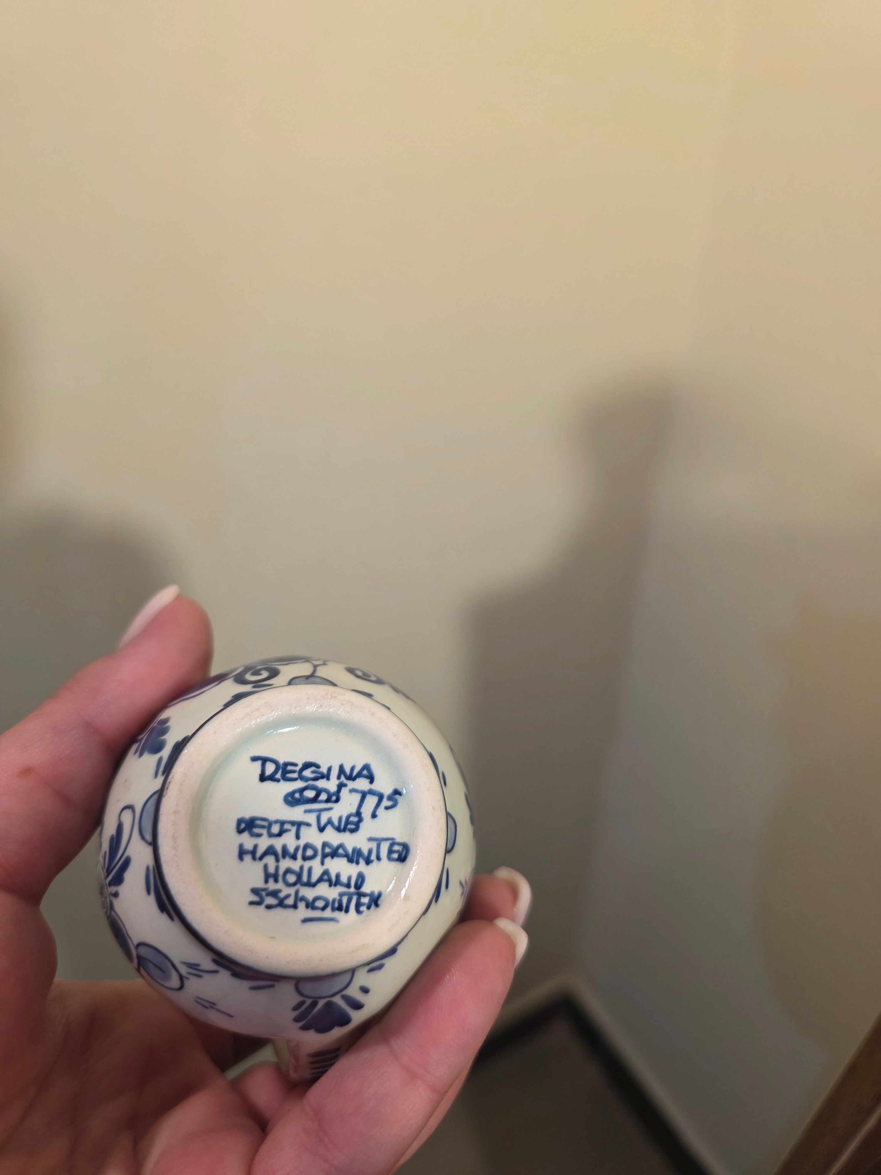 Miniature Delft Creamer Jug