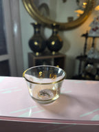 Golden Bloom Arabic coffee Glasses- Set of 6