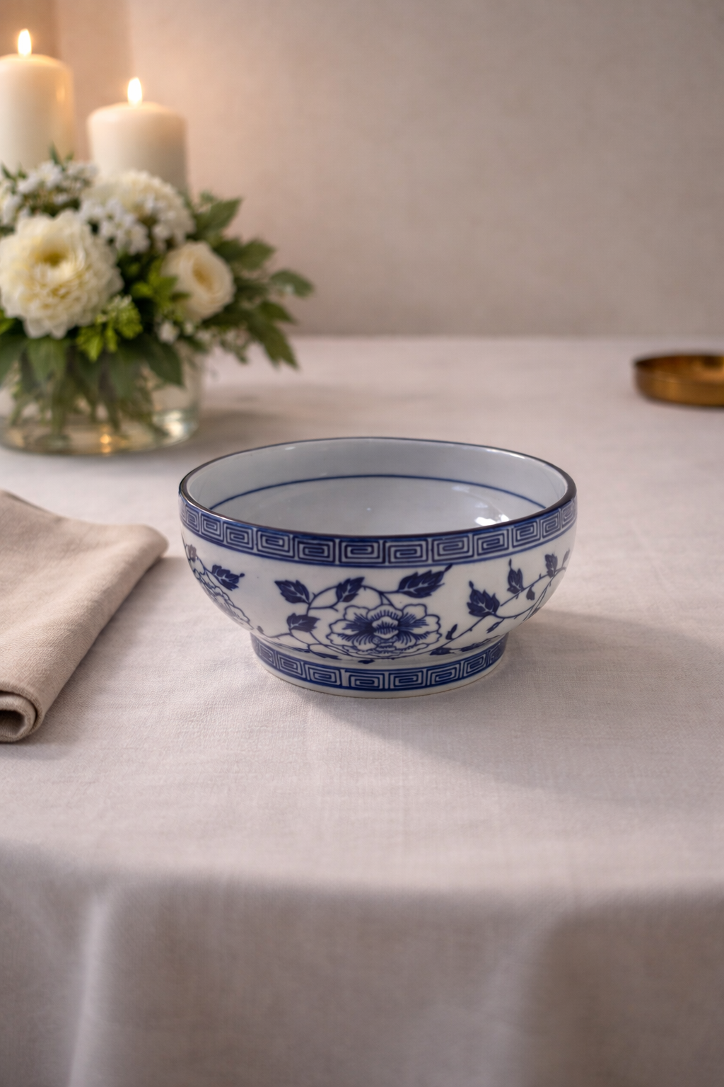 Blue and White Bowl