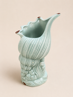 Coastal Shell Ceramic Vase
