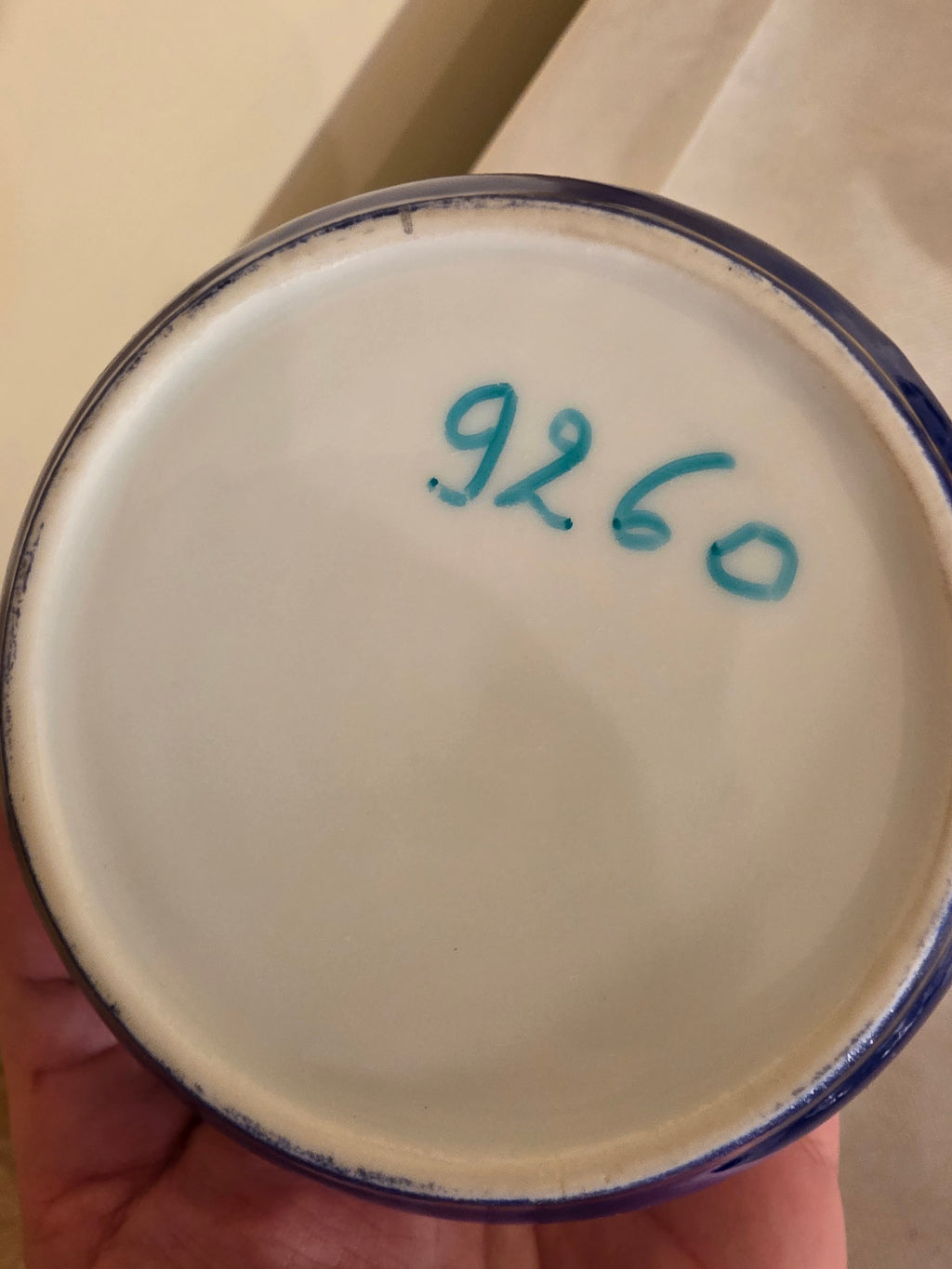 Vintage Cobalt Blue Porcelain Trinket Box – François Boucher Rococo Scene No. 9260