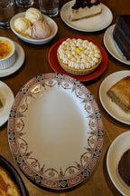 Devon English Serving Plate — 30\text{ cm} Oval Platter