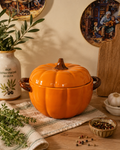 Rustic Pumpkin Covered Casserole