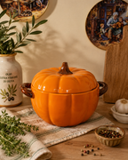 Rustic Pumpkin Covered Casserole