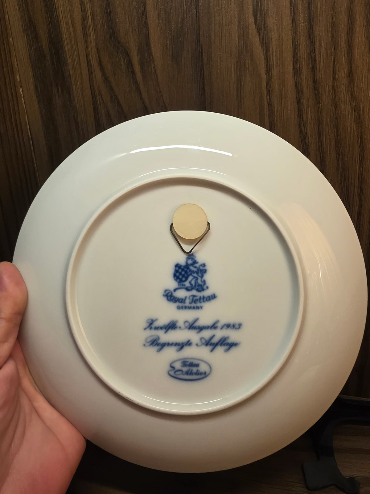 Royal Tettau Germany – Weihnachten 1983 Collector’s Plate