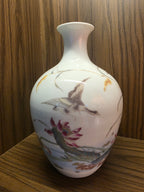 Lotus Bloom Chinese Porcelain Vase