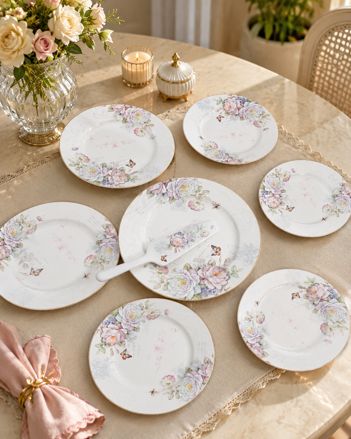 Floral Dessert Table Set