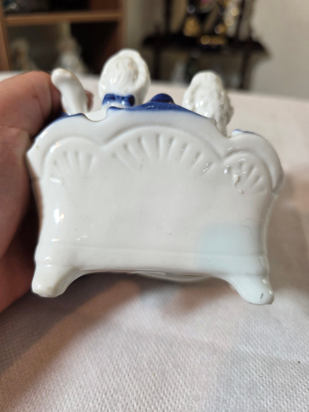 Victorian style small porcelain figurine