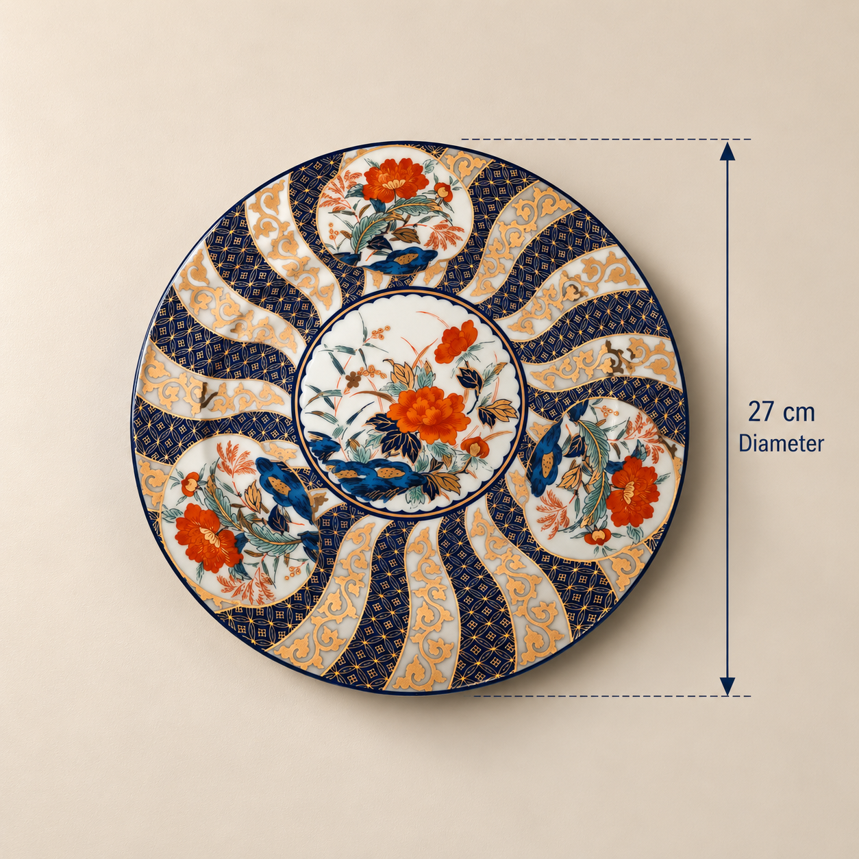 Vintage Japanese Imari Collector's Plate