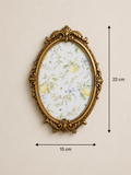 Lemon Blossom Oval Copper Wall Décor
