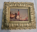 Vintage European Miniature Landscape Wall Art Set
