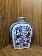 Bleu Blanc blossom vase