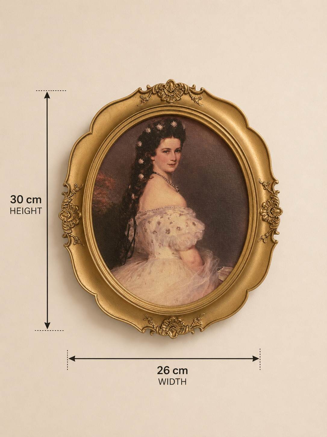 Vintage Royal Portrait Wall Frame