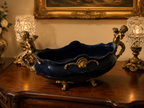 Grand Cobalt Blue Sèvres Style Statement Bowl