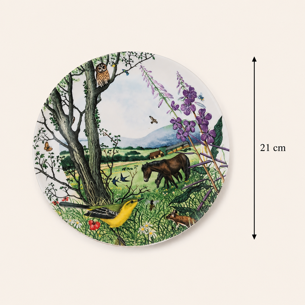 Wedgwood Bone China "The Hayfield" Limited Edition Collector's Plate (1988)