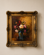 Vintage Floral Oil Painting