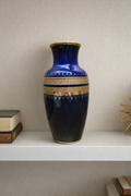 Royal KPM Bavaria Cobalt Blue Vase