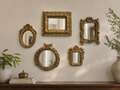 Vintage Gilded Mirror Gallery Set – Set of 5