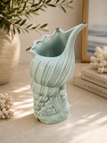 Coastal Shell Ceramic Vase