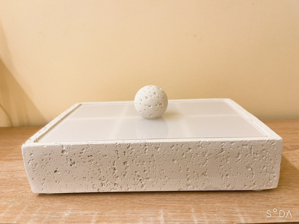 🤍 The Ivory Stone Organizer