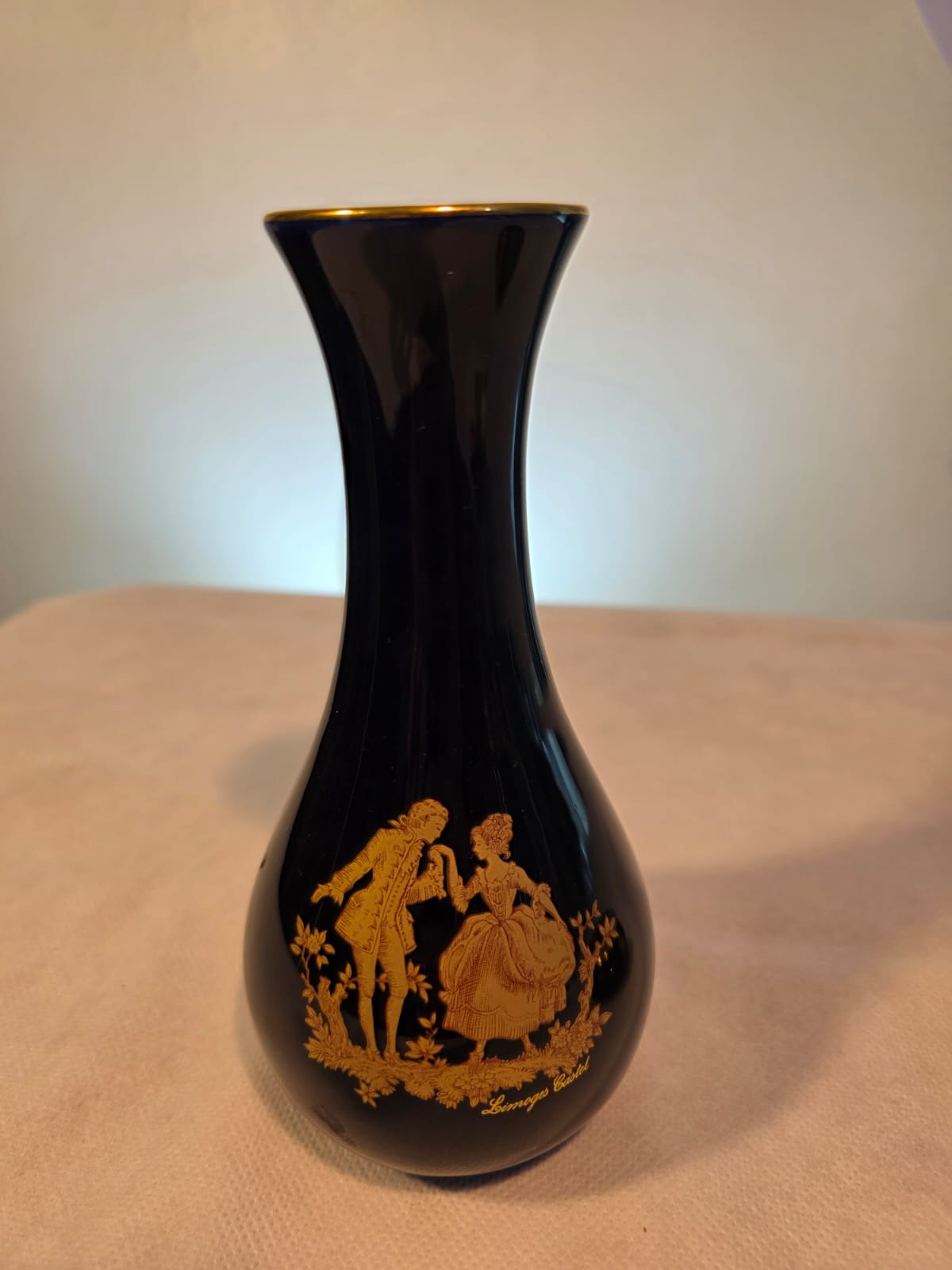 Rare find - limoges Castle porcelain vase