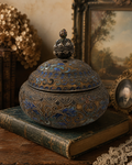 Vintage Cloisonné Lidded Bonbonnière
