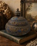 Vintage Cloisonné Lidded Bonbonnière