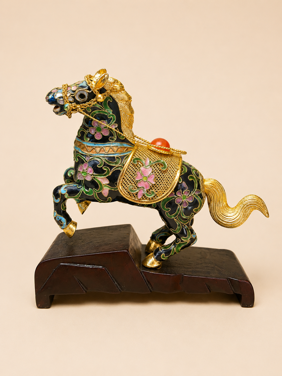 Majestic Cloisonné Horse