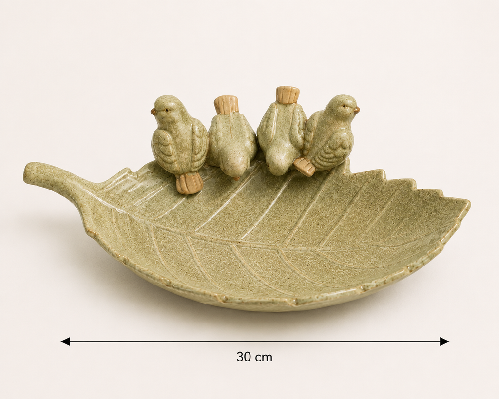 Four Little Birds Leaf Tray