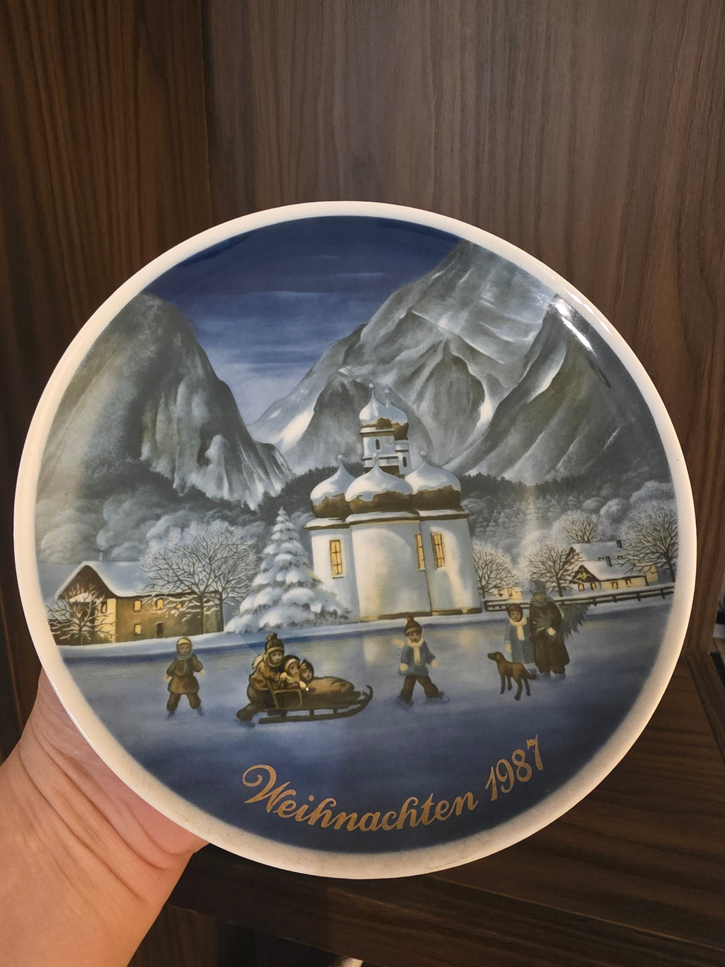 Royal Tettau Germany – Vintage Christmas 1987 Limited Edition Porcelain Plate
